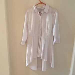 White button down shirt